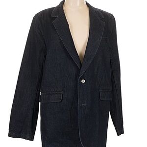 Grlfrnd Denim Blazer - Classic Single-Button Jacket